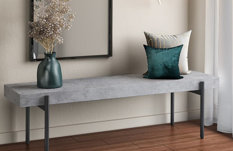 Modrest Timlin Modern Concrete & Metal Bench