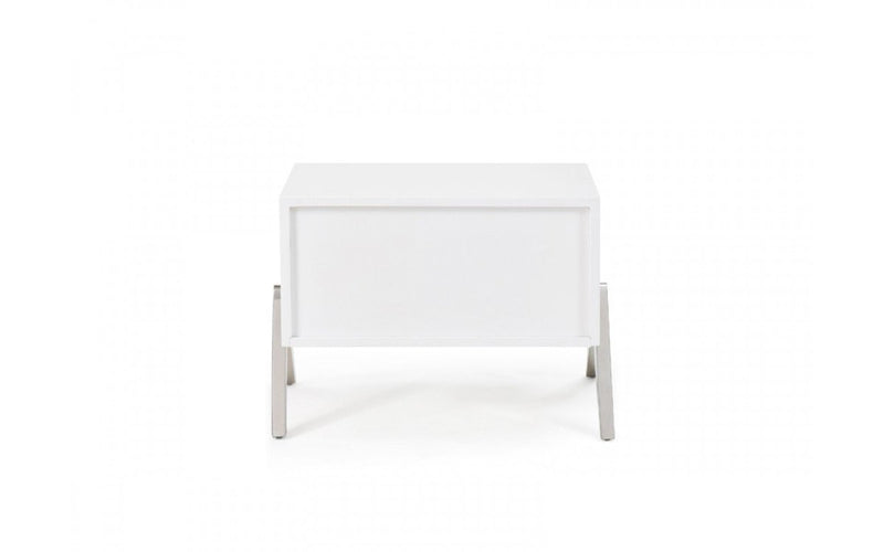 Modrest Candid Modern White Nightstand