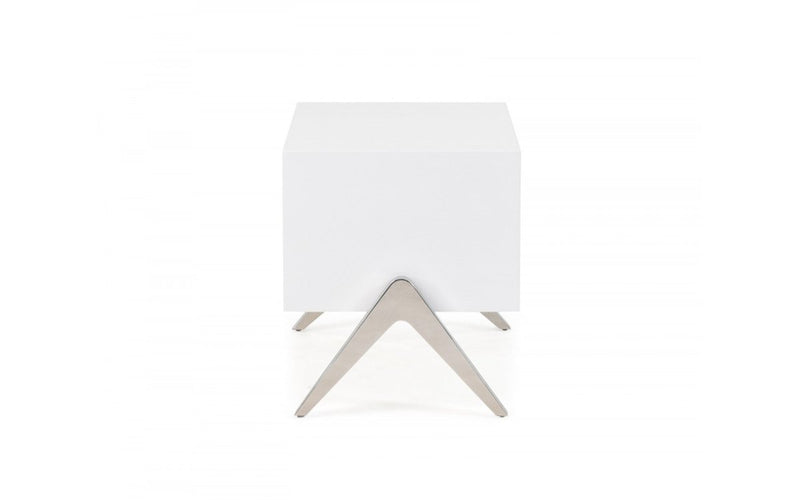 Modrest Candid Modern White Nightstand