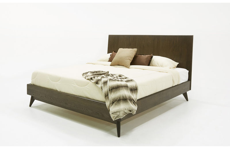 Modrest Novak Modern Dark Oak Bed