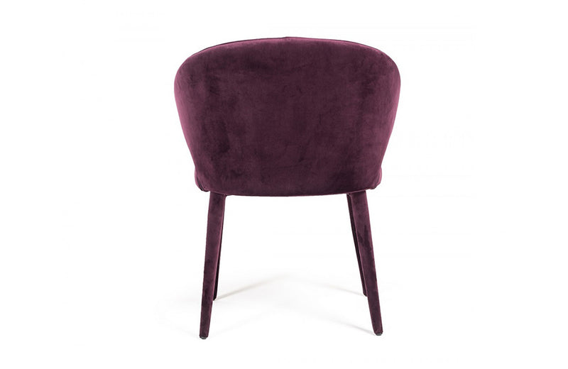 Modrest Salem Modern Purple Fabric Dining Chair