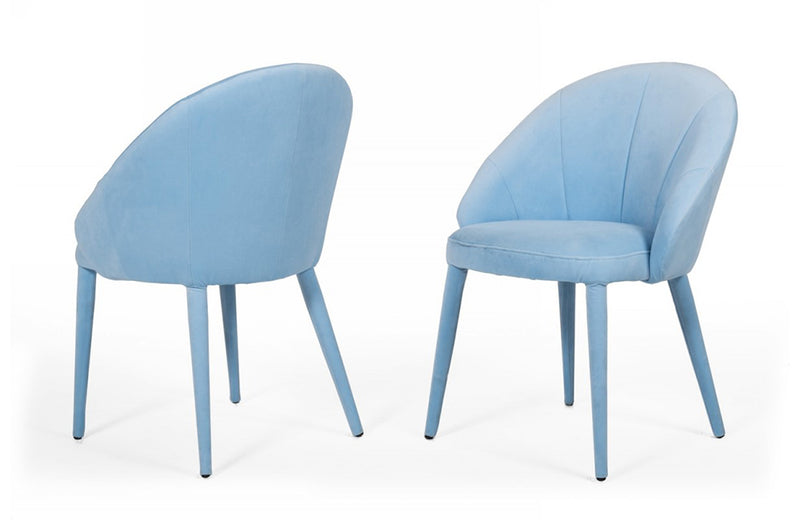 Modrest Sanders Modern Blue Dining Chair