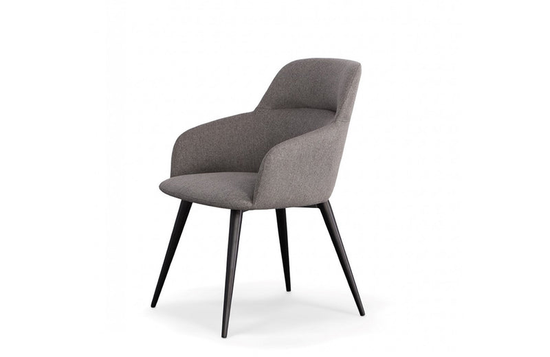 Modrest Scranton Modern Grey & Black Dining Chair