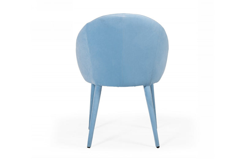 Modrest Sanders Modern Blue Dining Chair