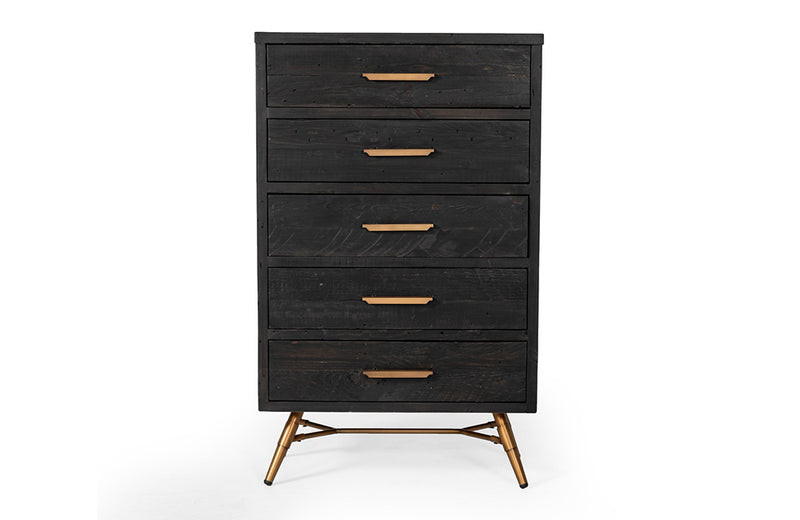 Nova Domus Tabitha Modern Dark Brown Recycled Pine Chest