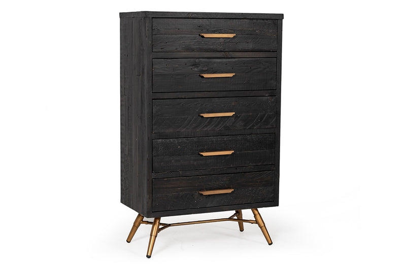 Nova Domus Tabitha Modern Dark Brown Recycled Pine Chest