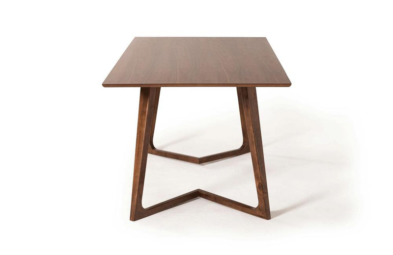 Jett Contemporary Walnut Dining Table