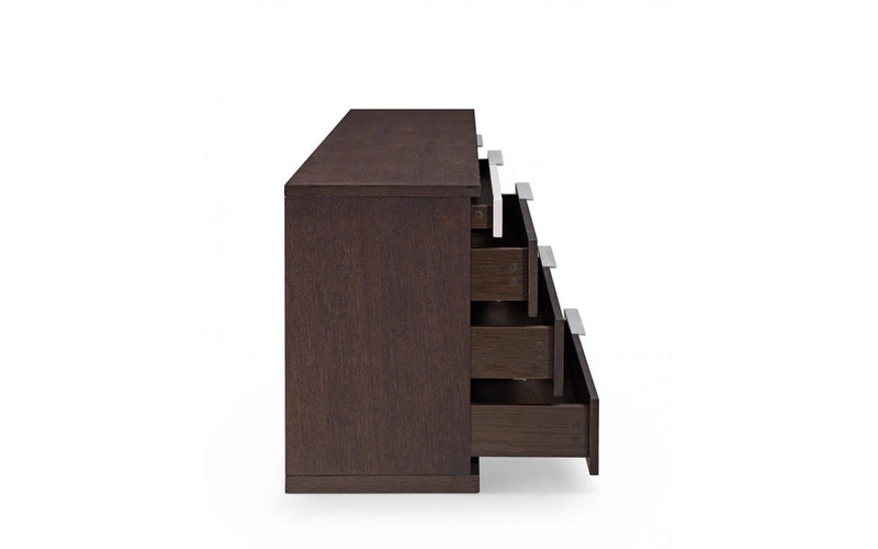 Modrest Torino Modern Brown Oak & Grey Dresser