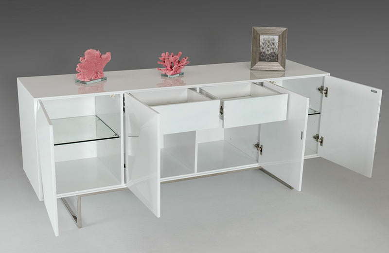 Modrest Vanguard Modern White Buffet